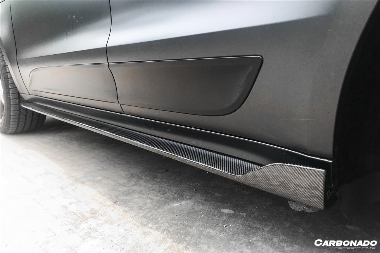 2018 - 2021 Porsche Macan TA Style Carbon Fiber Side Skirts